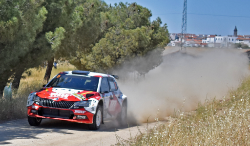 Llarena y Fernández son los más rápidos en el tramo de calificación del IX Rallye Ciudad de Pozoblanco